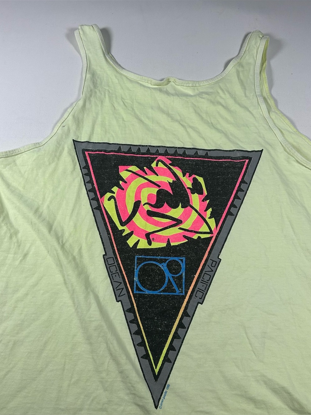 OP Ocean Pacific Tank Top Mens XXL Surf Vintage Stitch 90s Faded Distressed RARE